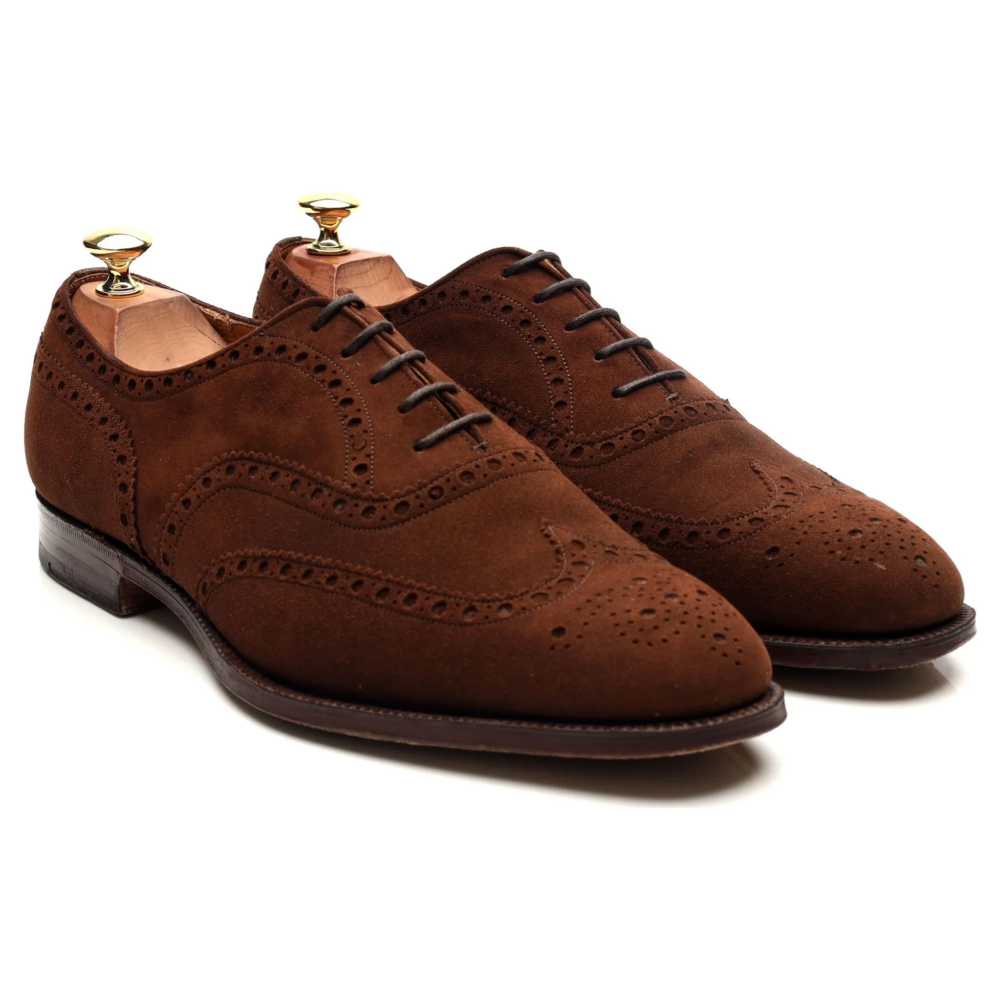'Buck' Brown Suede Oxford UK 9.5 G
