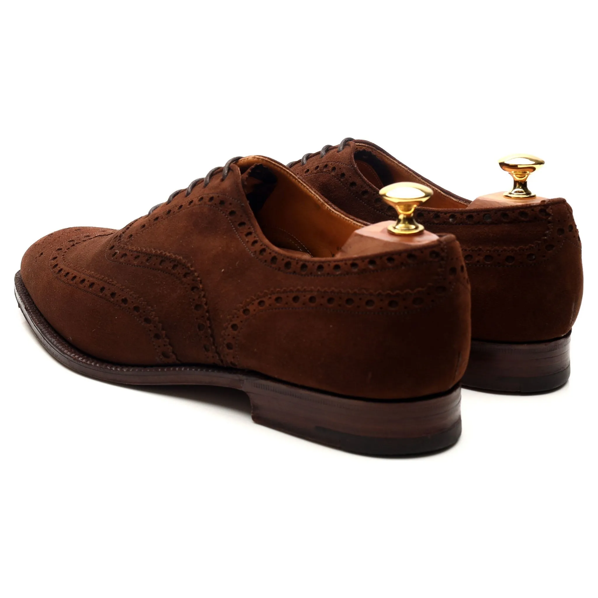 'Buck' Brown Suede Oxford UK 9.5 G