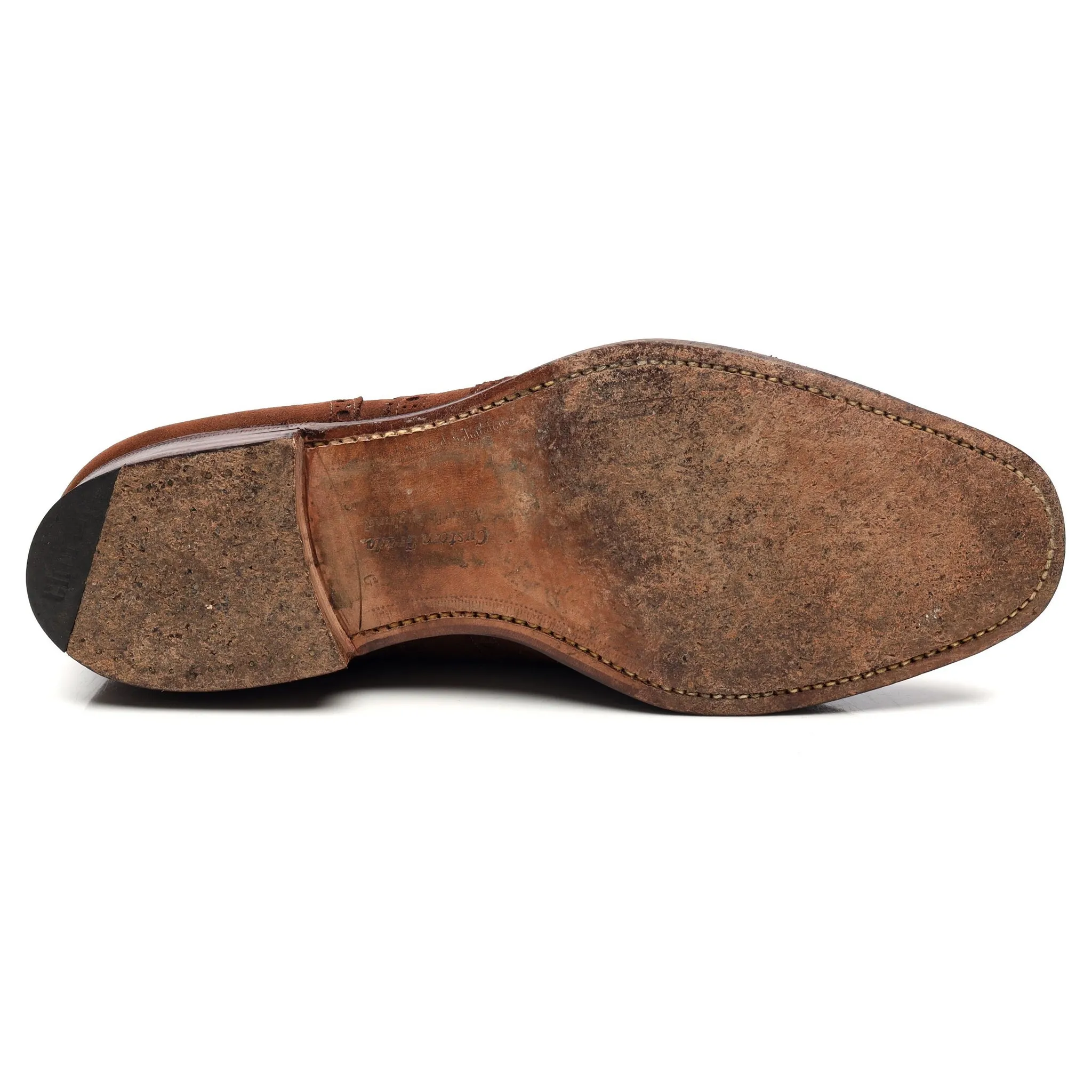 'Buck' Brown Suede Oxford UK 9.5 G