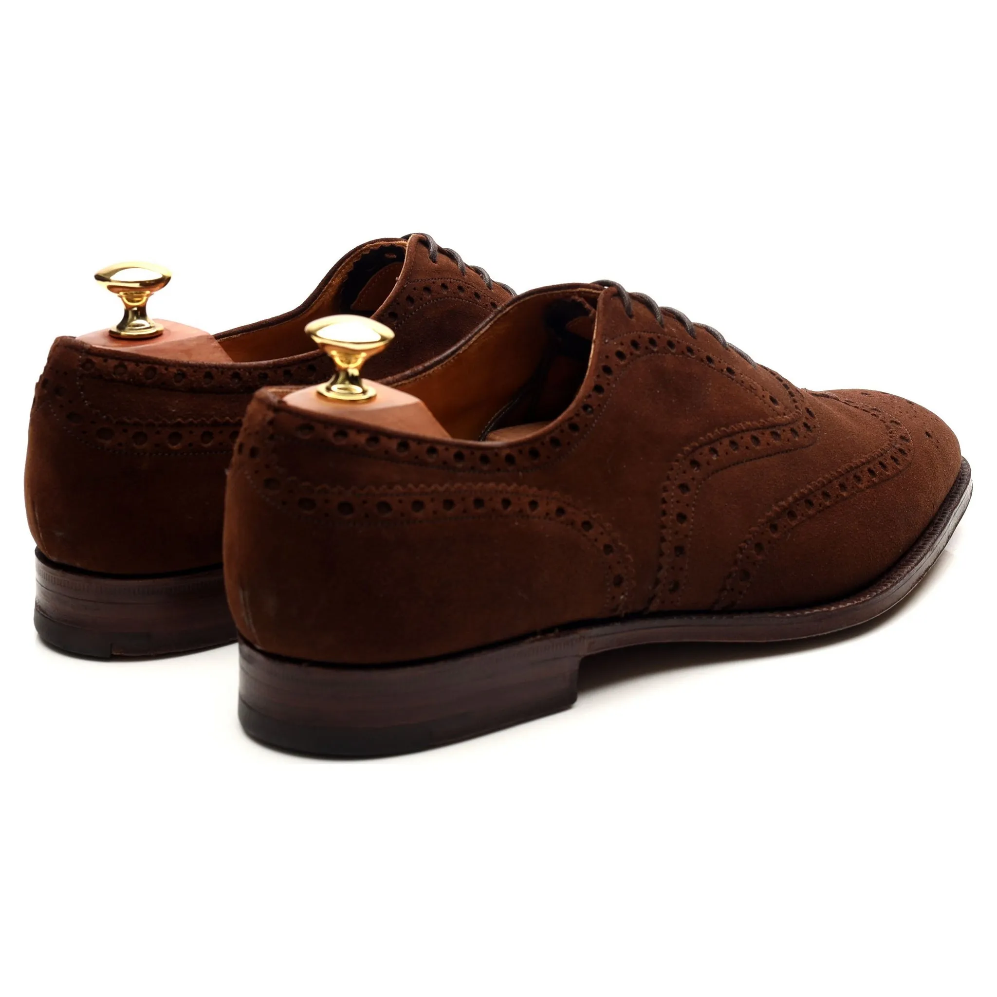 'Buck' Brown Suede Oxford UK 9.5 G