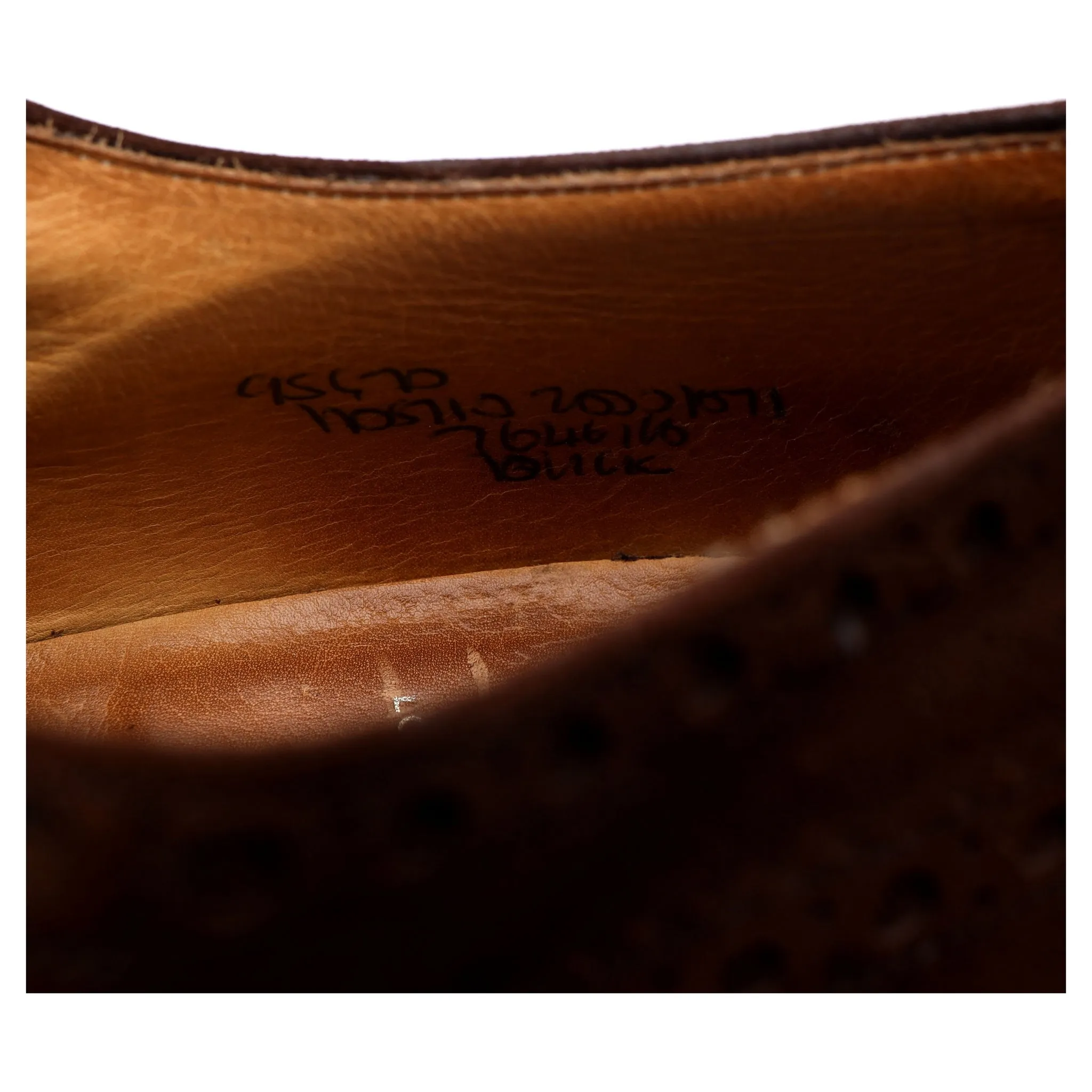 'Buck' Brown Suede Oxford UK 9.5 G