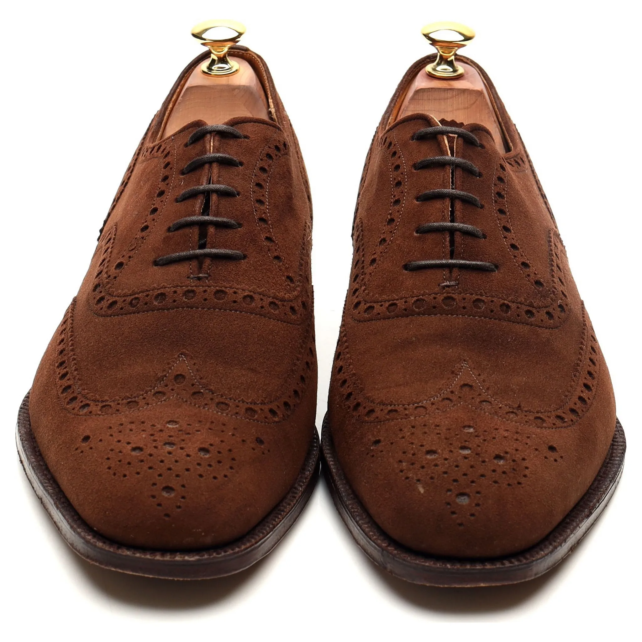 'Buck' Brown Suede Oxford UK 9.5 G