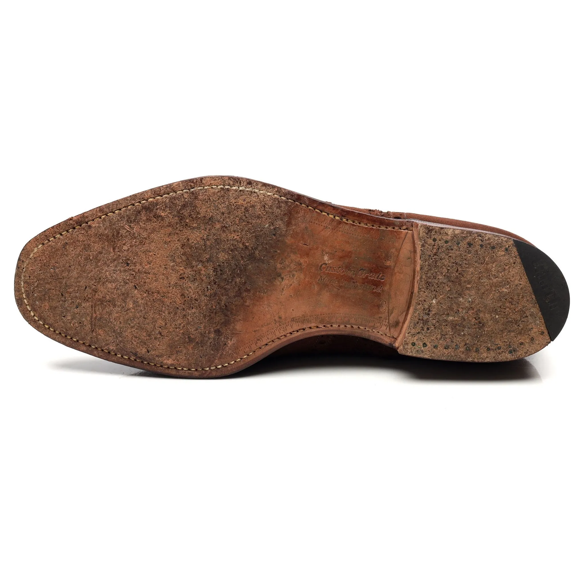 'Buck' Brown Suede Oxford UK 9.5 G