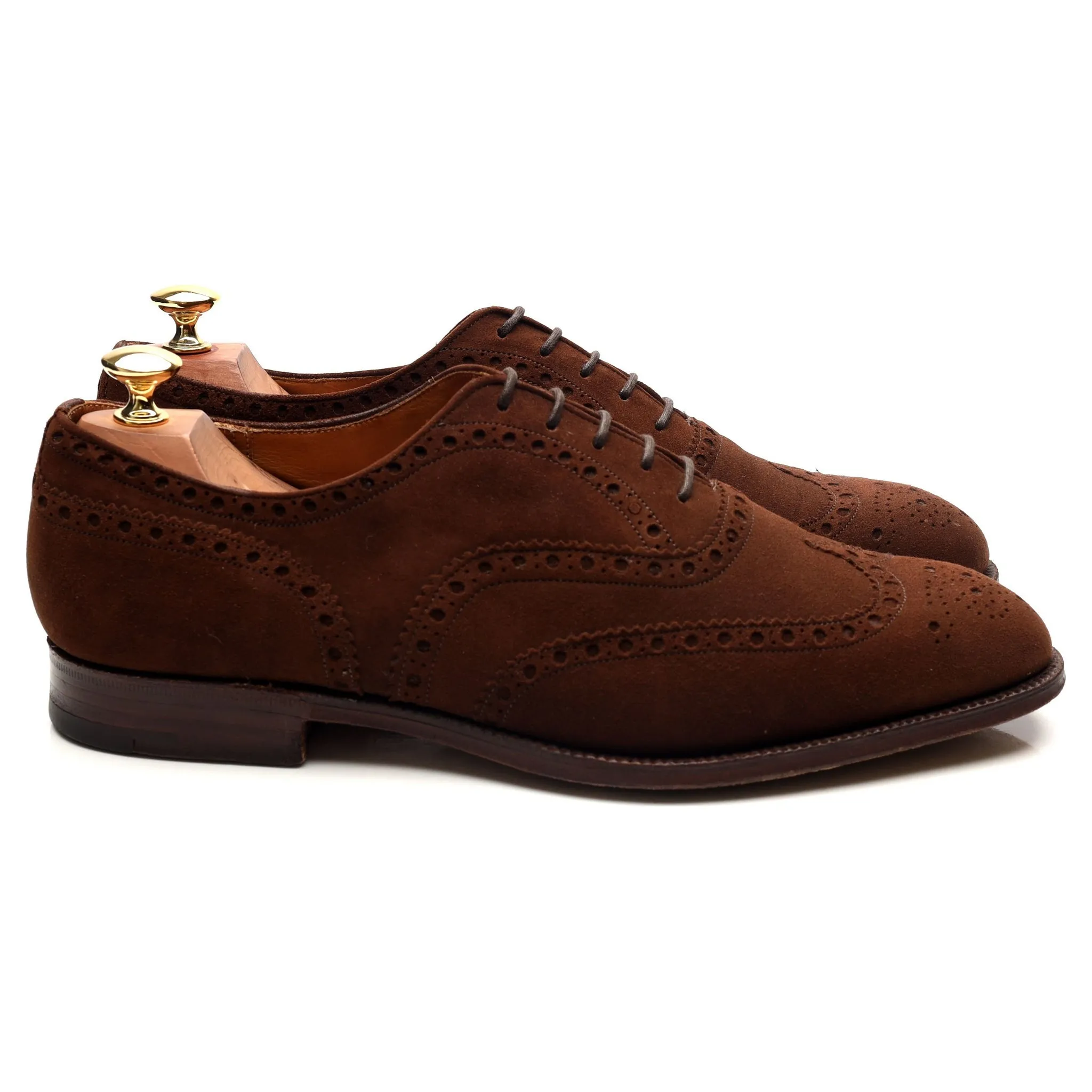 'Buck' Brown Suede Oxford UK 9.5 G