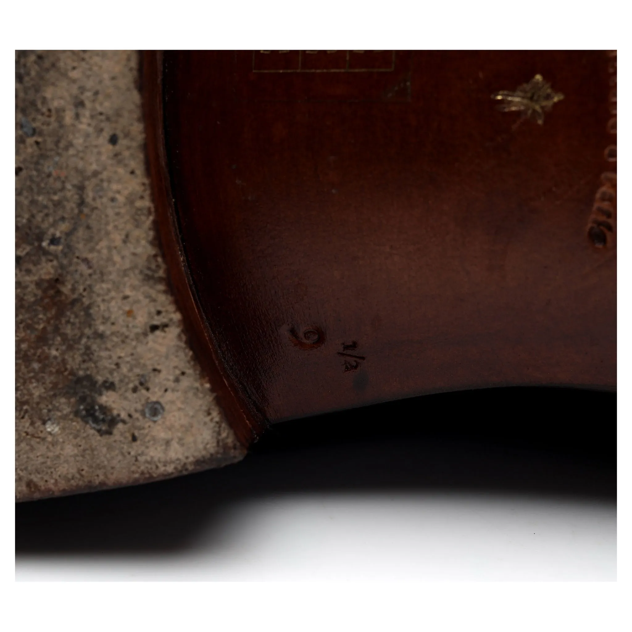 'Bucy' Two Tone Black & Brown Leather Oxford Brogue UK 8.5