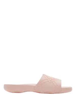 Burberry Embossed Check Dive Slides in Gloss