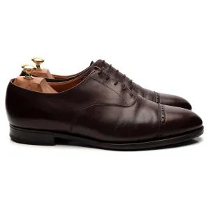 'Burlington' Dark Brown Leather Oxford UK 10 F