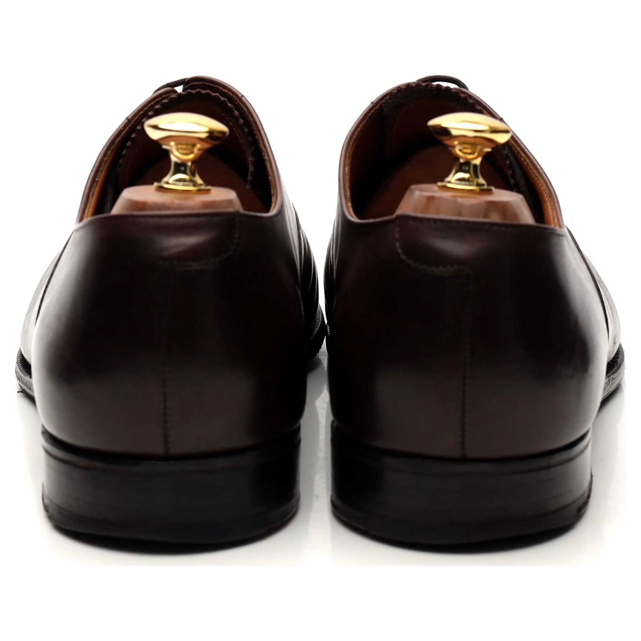 'Burlington' Dark Brown Leather Oxford UK 10 F