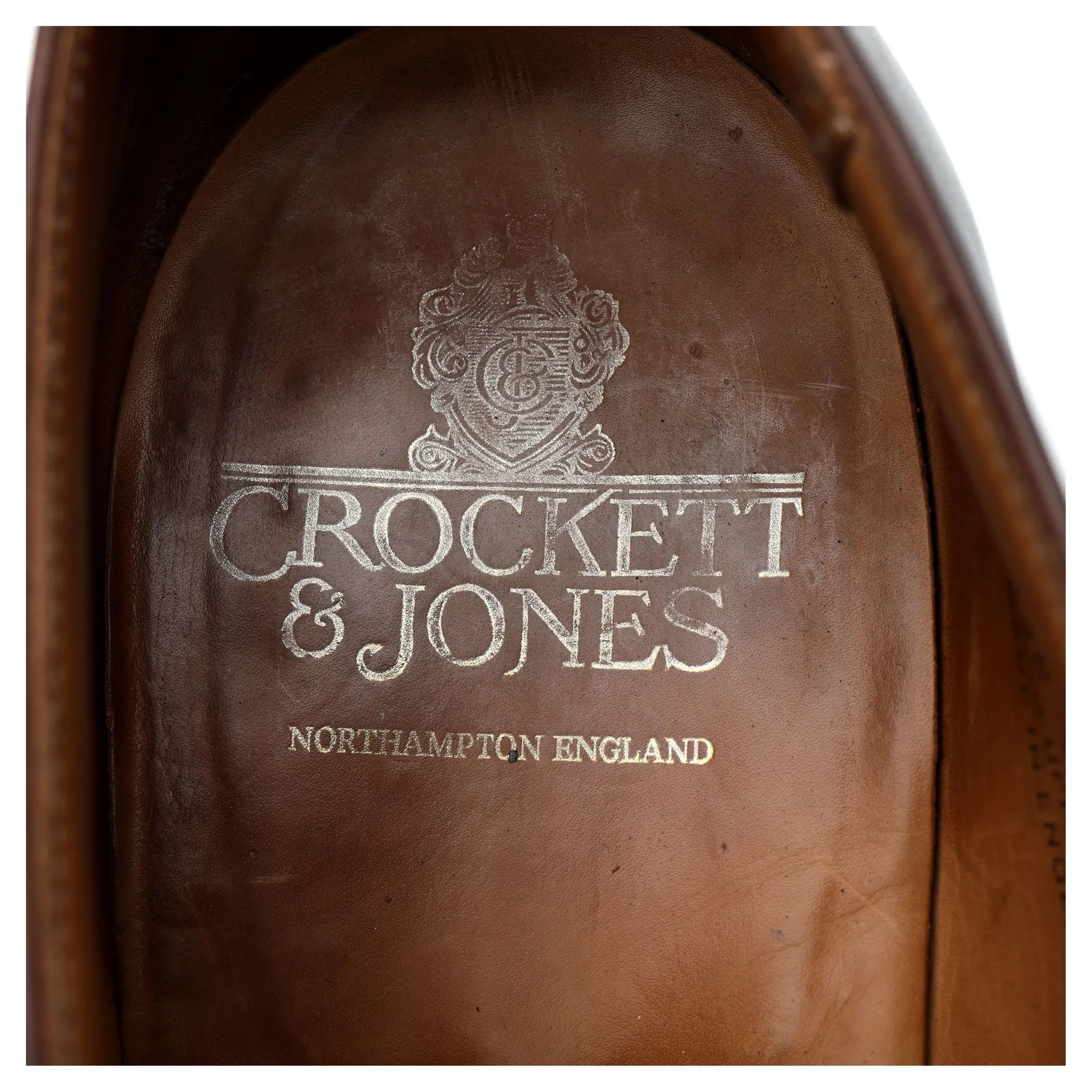 'Burlington' Dark Brown Leather Oxford UK 10 F