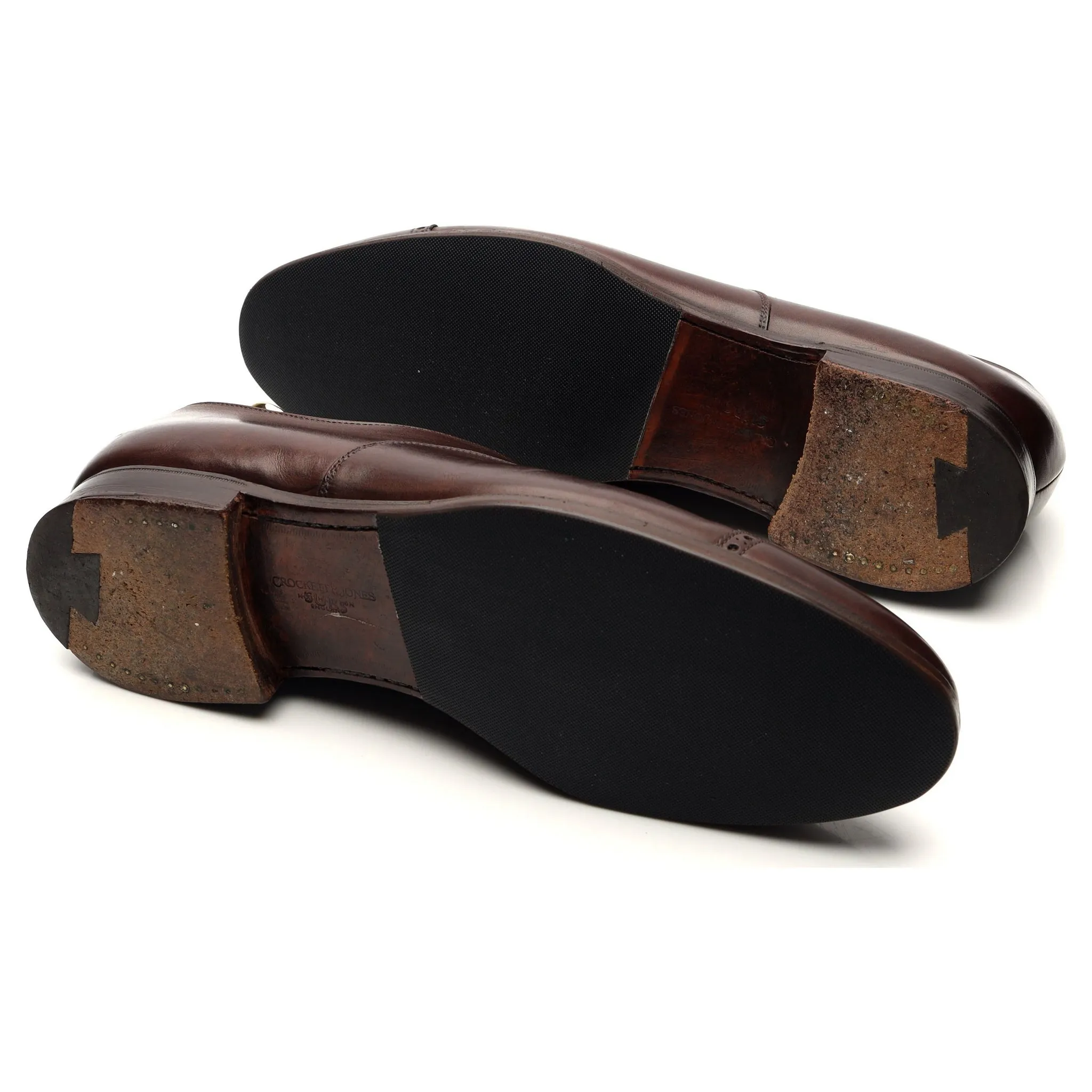'Burlington' Dark Brown Leather Oxford UK 10 F