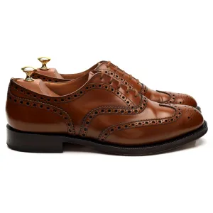 'Burwood' Brown Leather Oxford Brogue UK 9 G
