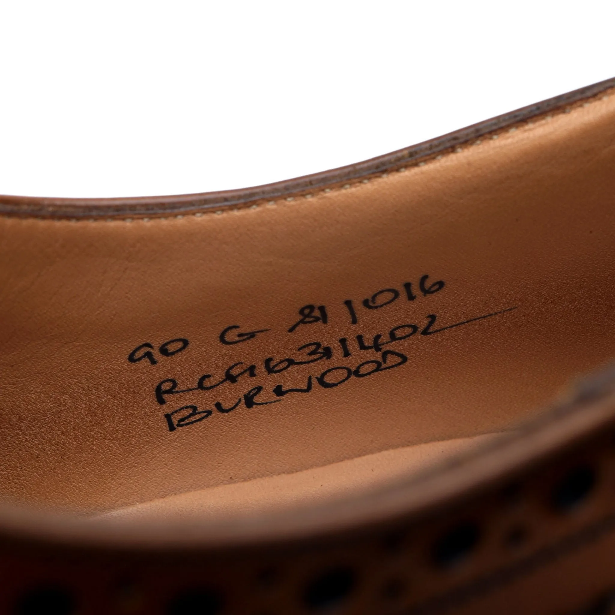 'Burwood' Brown Leather Oxford Brogue UK 9 G