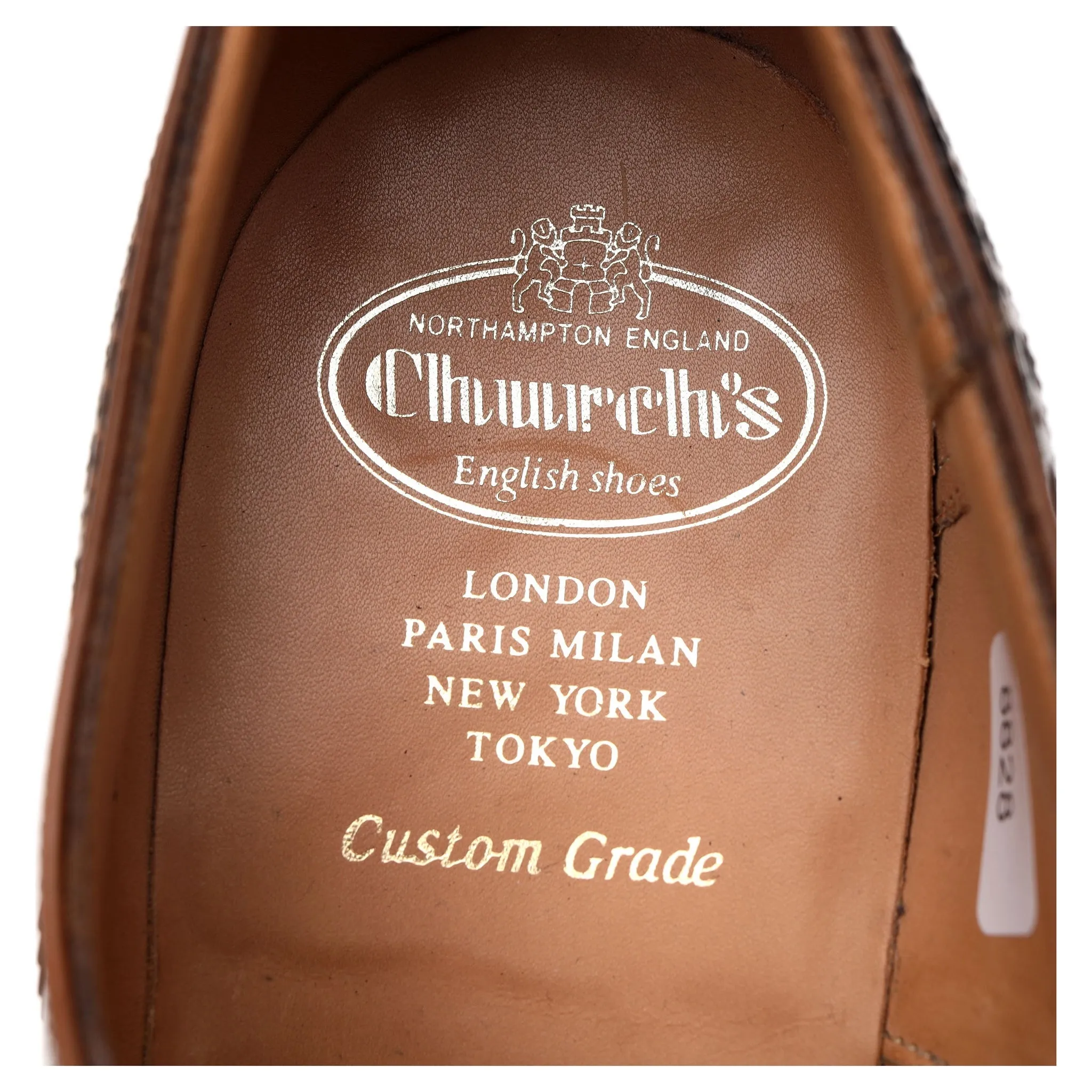 'Burwood' Brown Leather Oxford Brogue UK 9 G