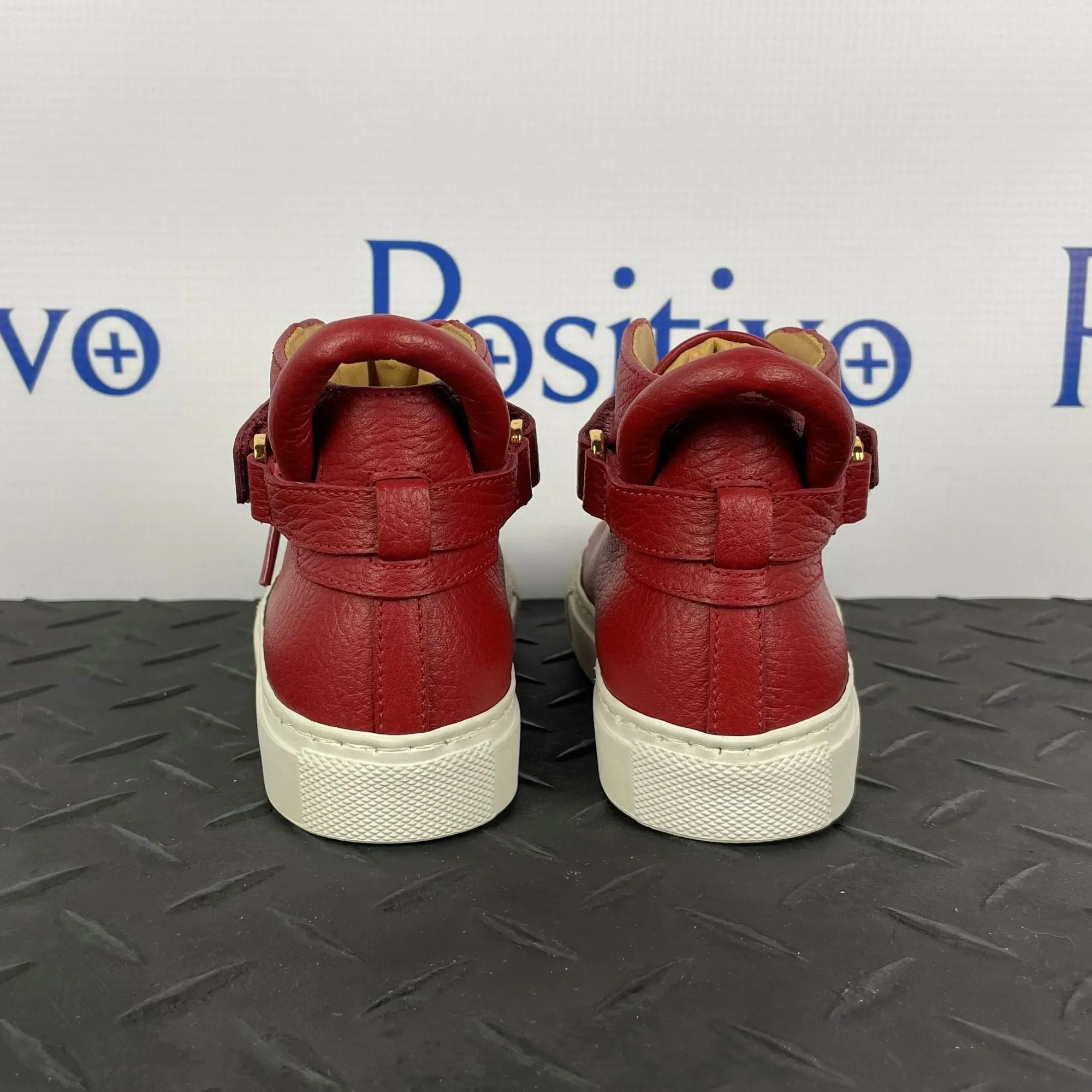 Buscemi 100MM Toddler Passion White Leather Sneakers EU T24 US 8