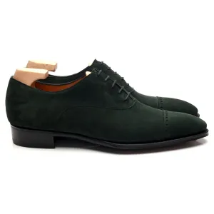 'Cambridge' Dark Green Suede Oxford UK 8.5 E