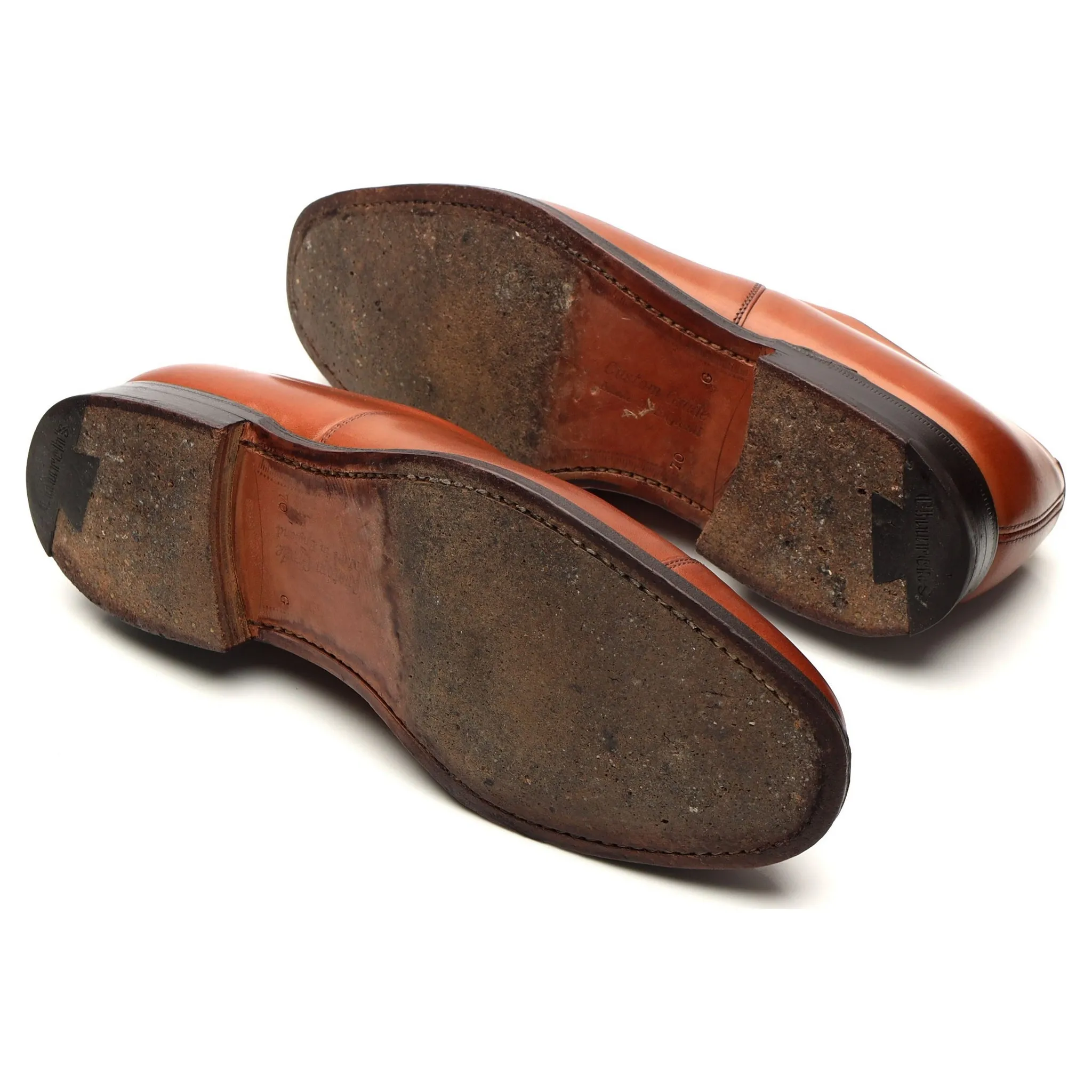 'Canberra' Tan Brown Leather Oxford UK 7 G