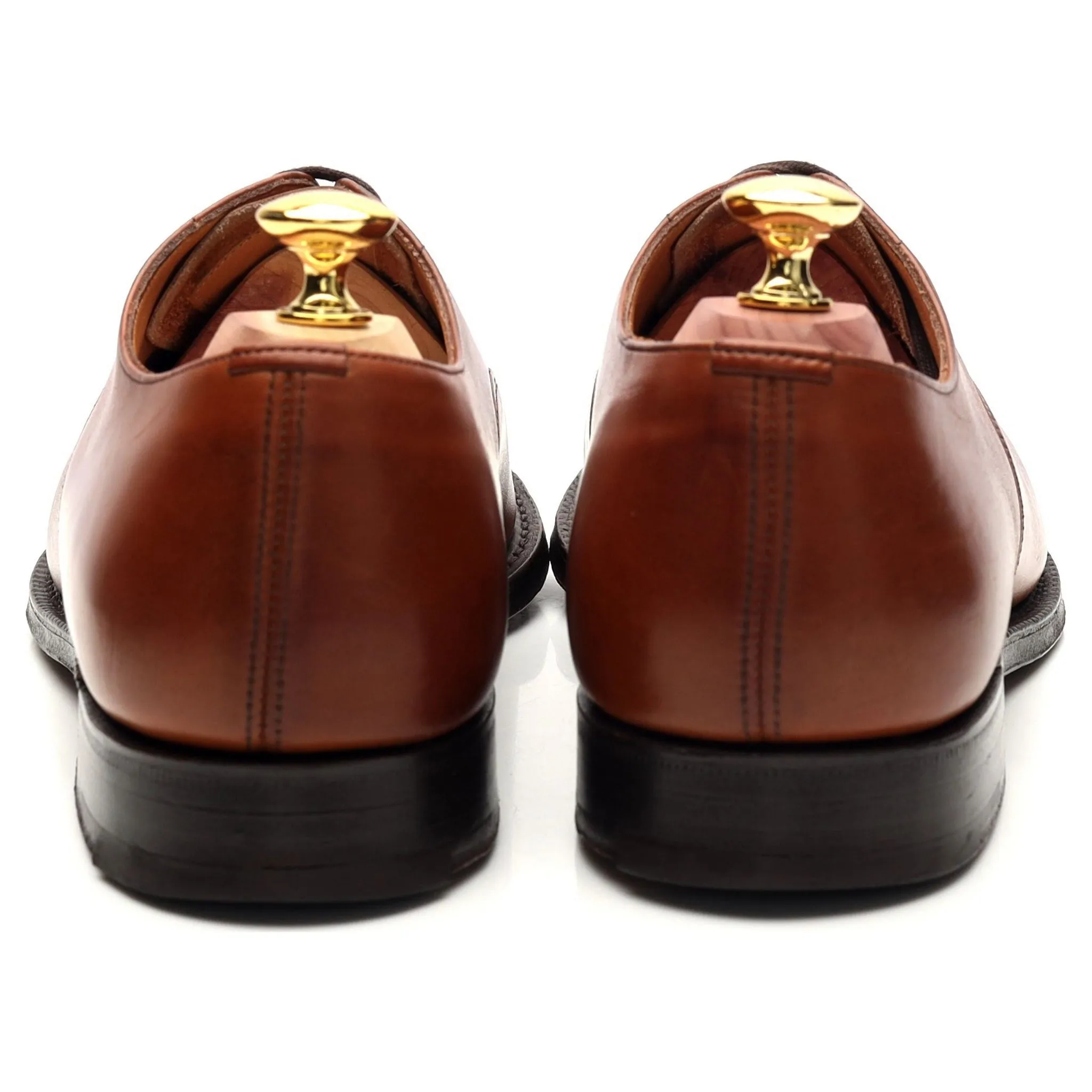 'Canberra' Tan Brown Leather Oxford UK 7 G