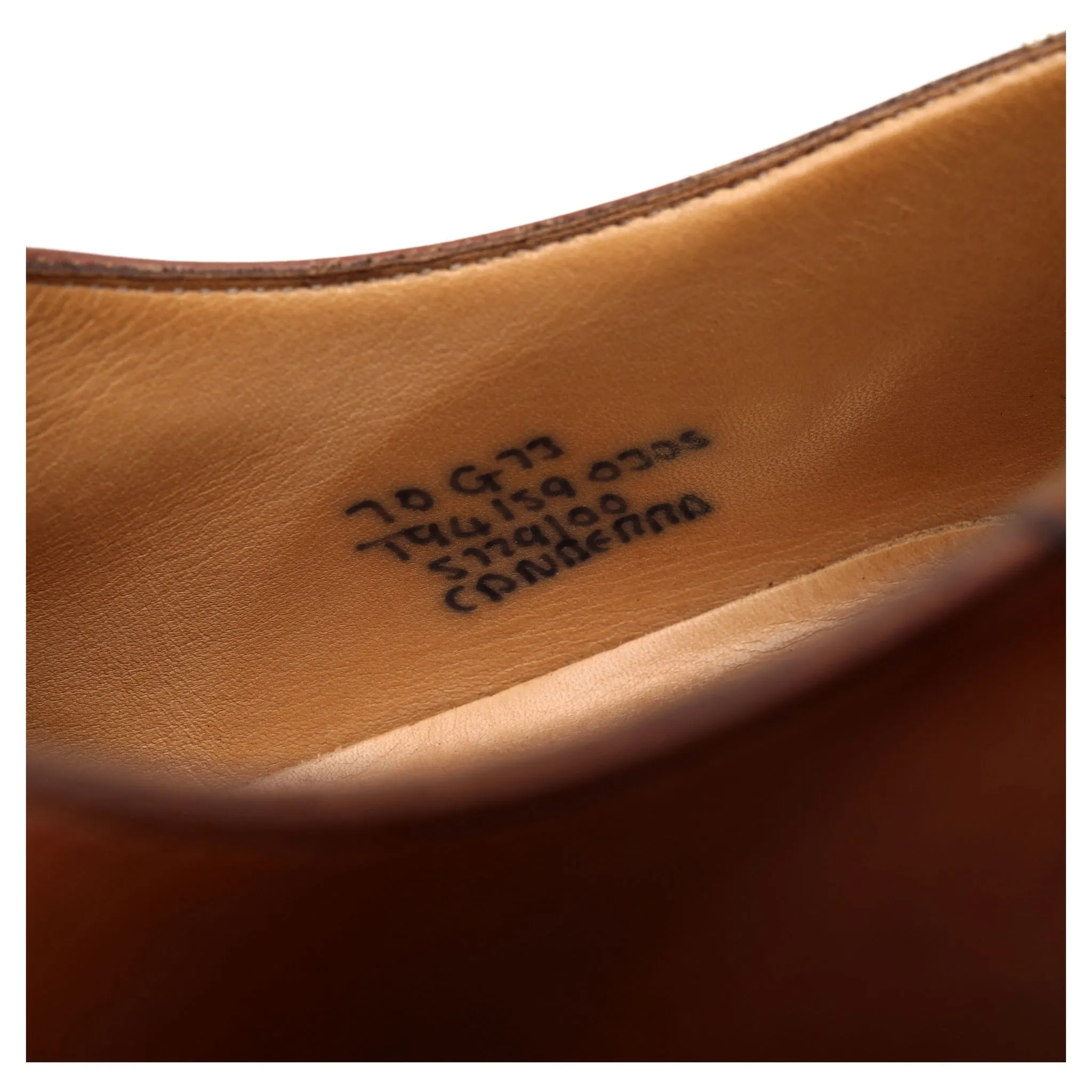 'Canberra' Tan Brown Leather Oxford UK 7 G