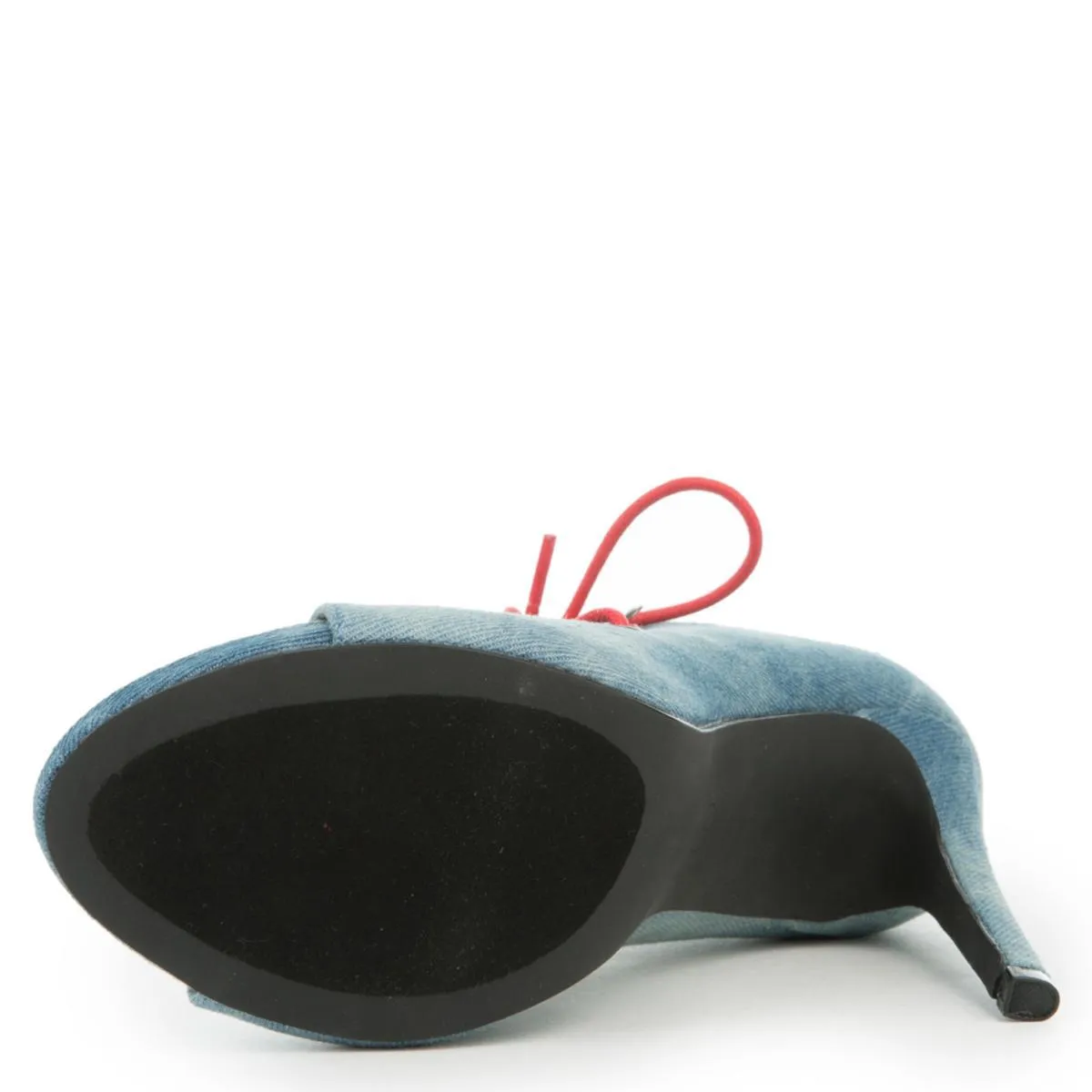 Cape Robbin Suzzy-51 High Heel Denim Blue/Red