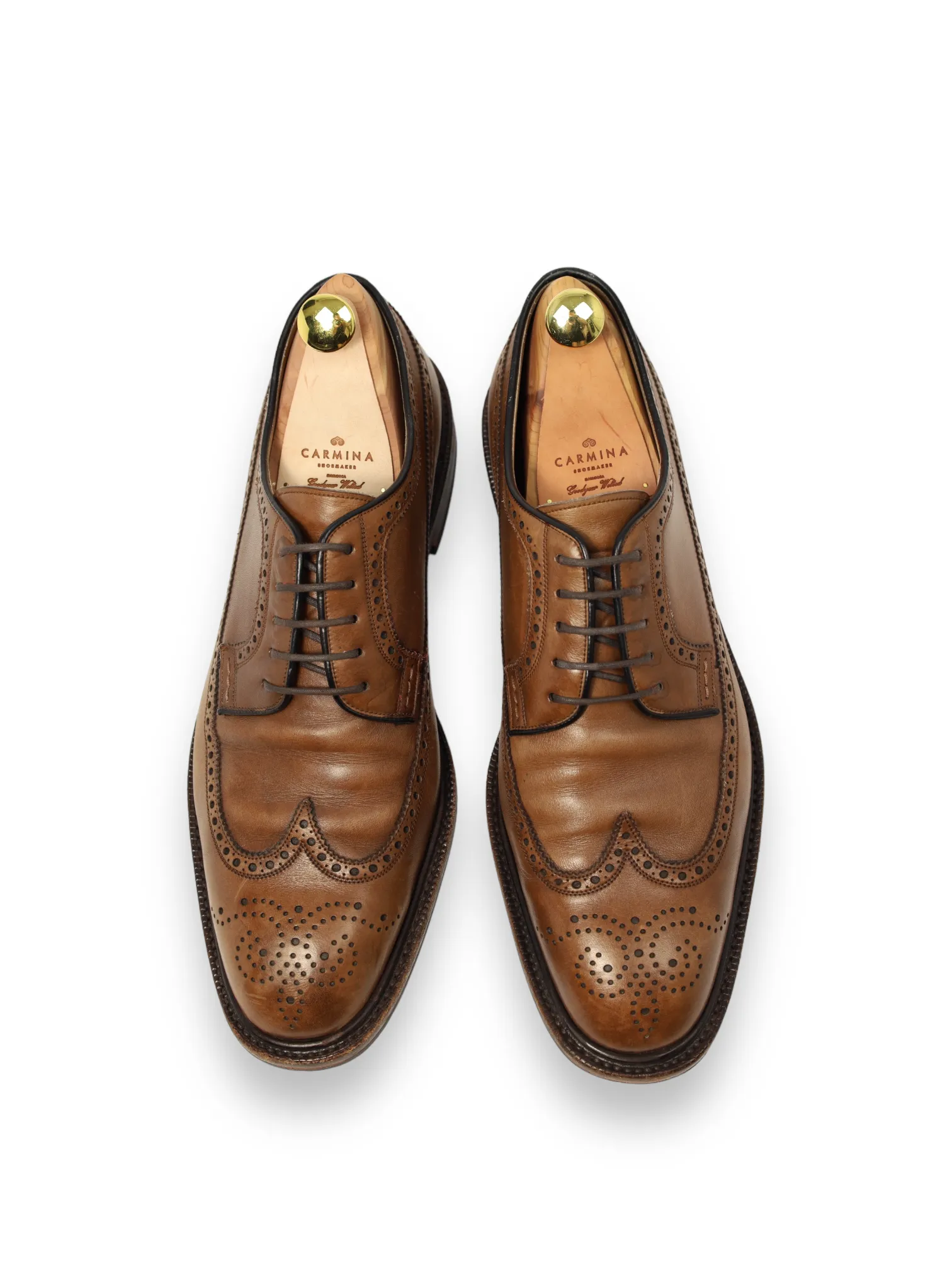 Carmina Brown Derby Brogue Lace-ups