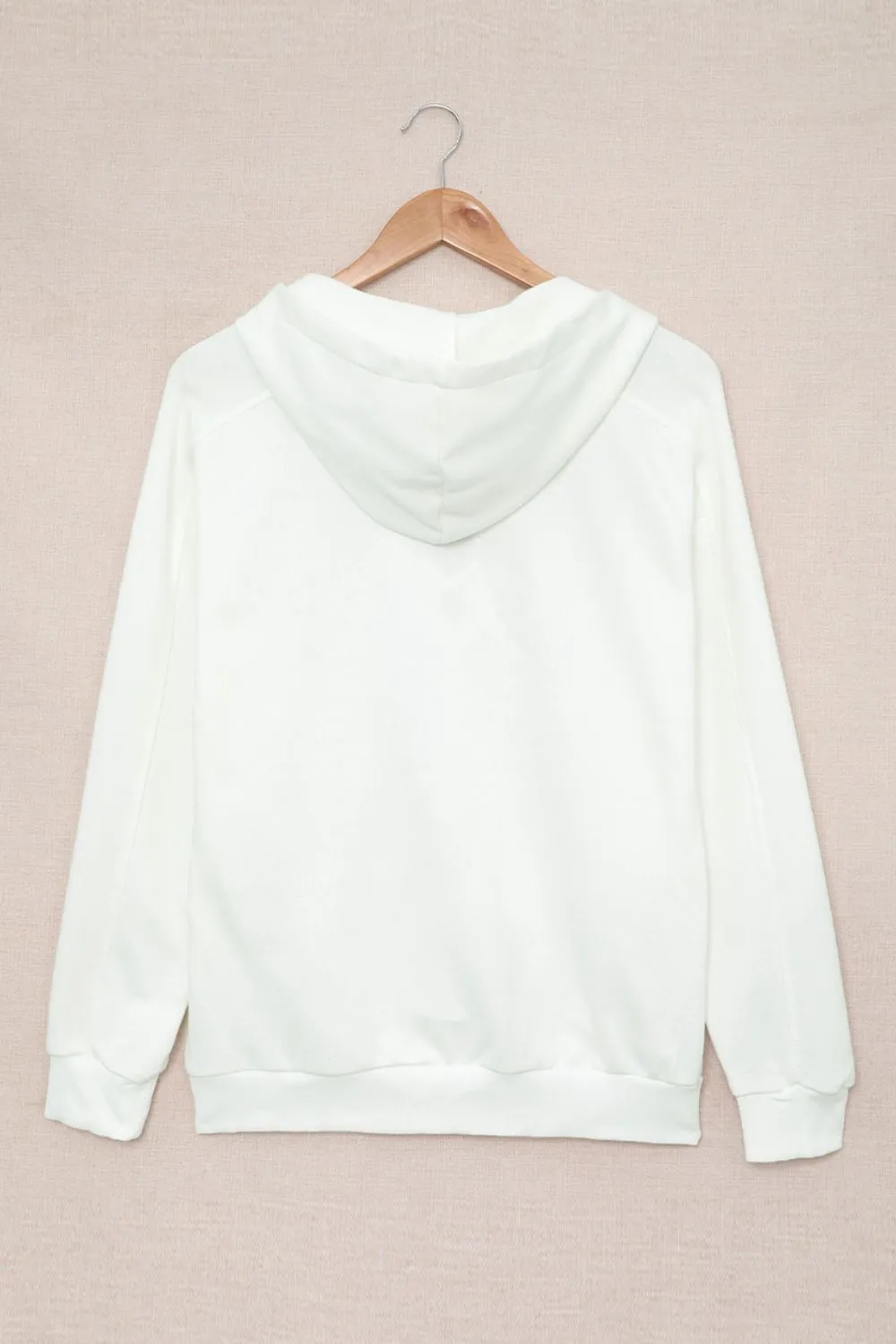 Carolina Lace Up Long Sleeve Hoodie
