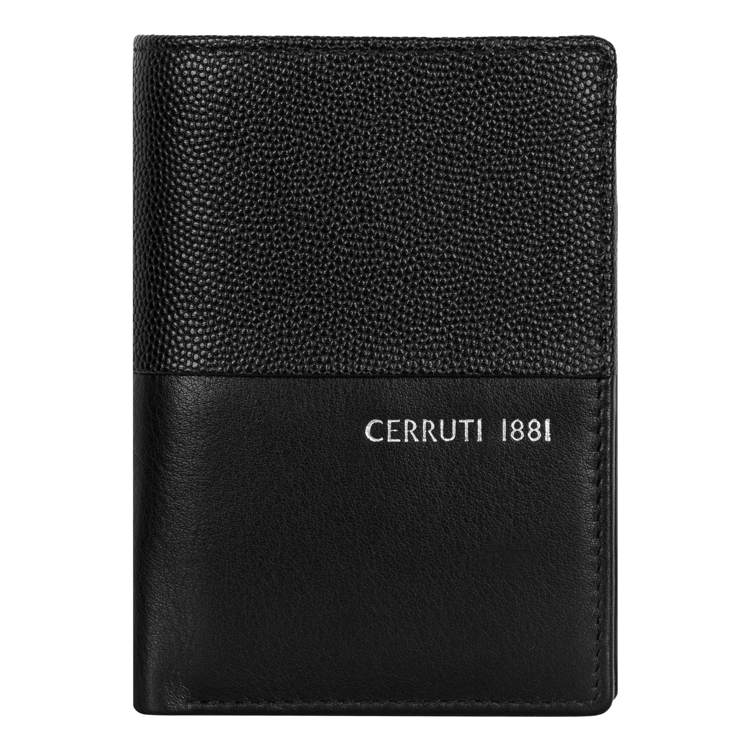 CERRUTI 1881 NLF201A-Card holder with flap Oxford Black