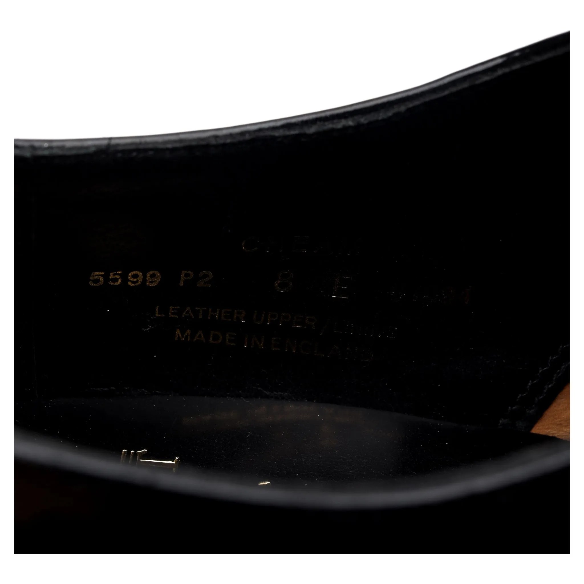 'Cheam' Black Patent Leather Oxford UK 8 E