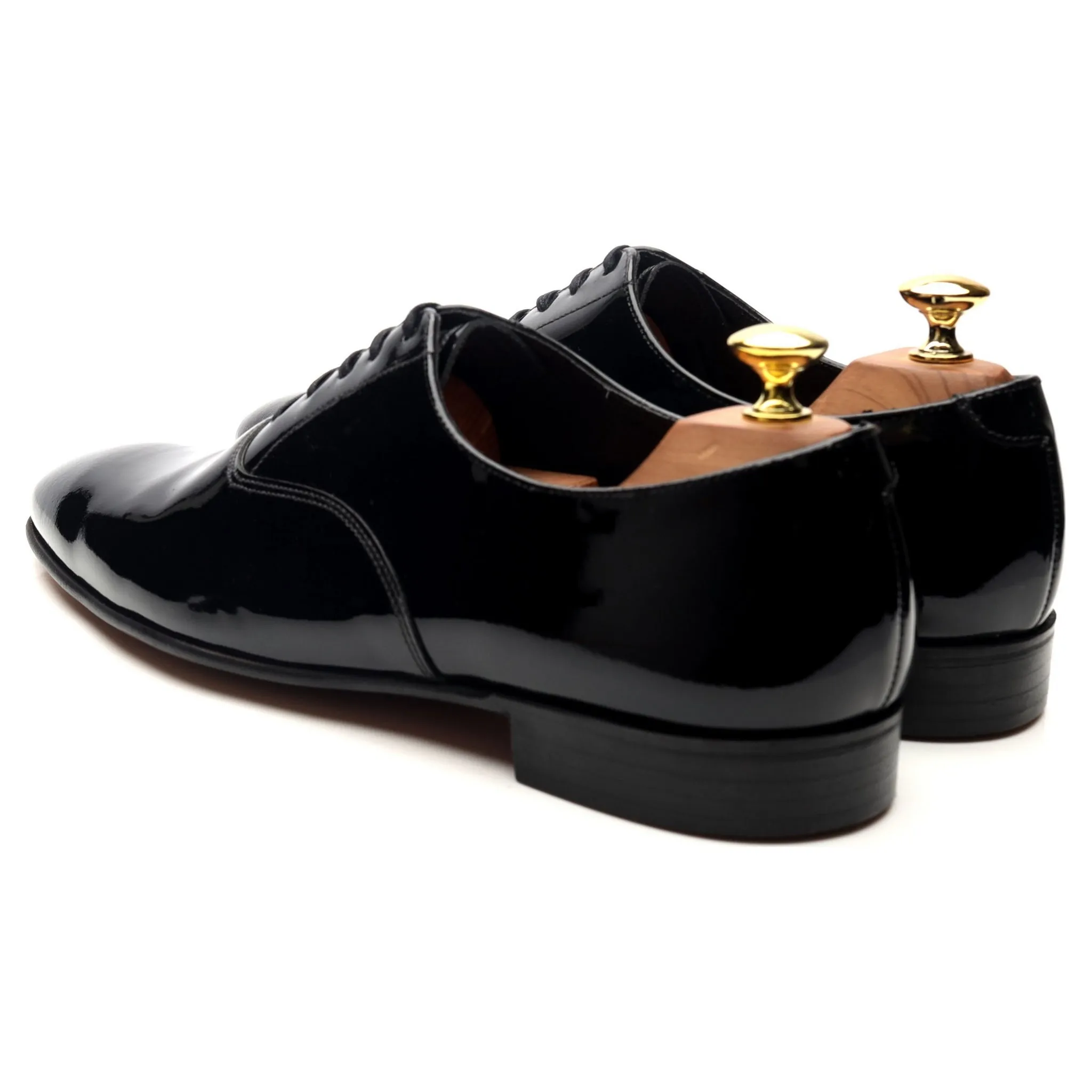 'Cheam' Black Patent Leather Oxford UK 8 E