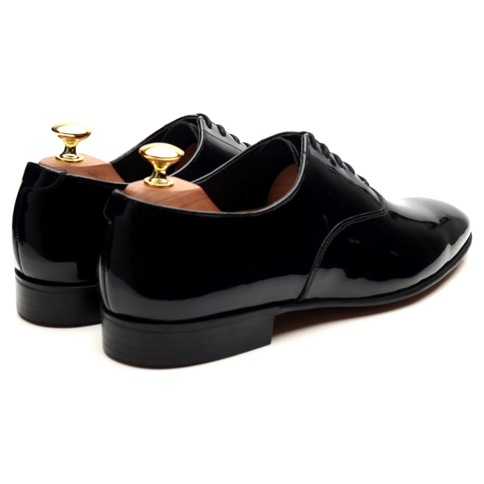 'Cheam' Black Patent Leather Oxford UK 8 E