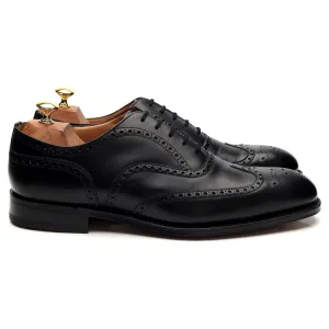 'Chetwynd' Black Leather Oxford Brogue UK 10 G