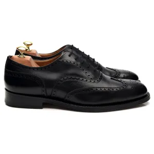 'Chetwynd' Black Leather Oxford Brogues UK 8 F