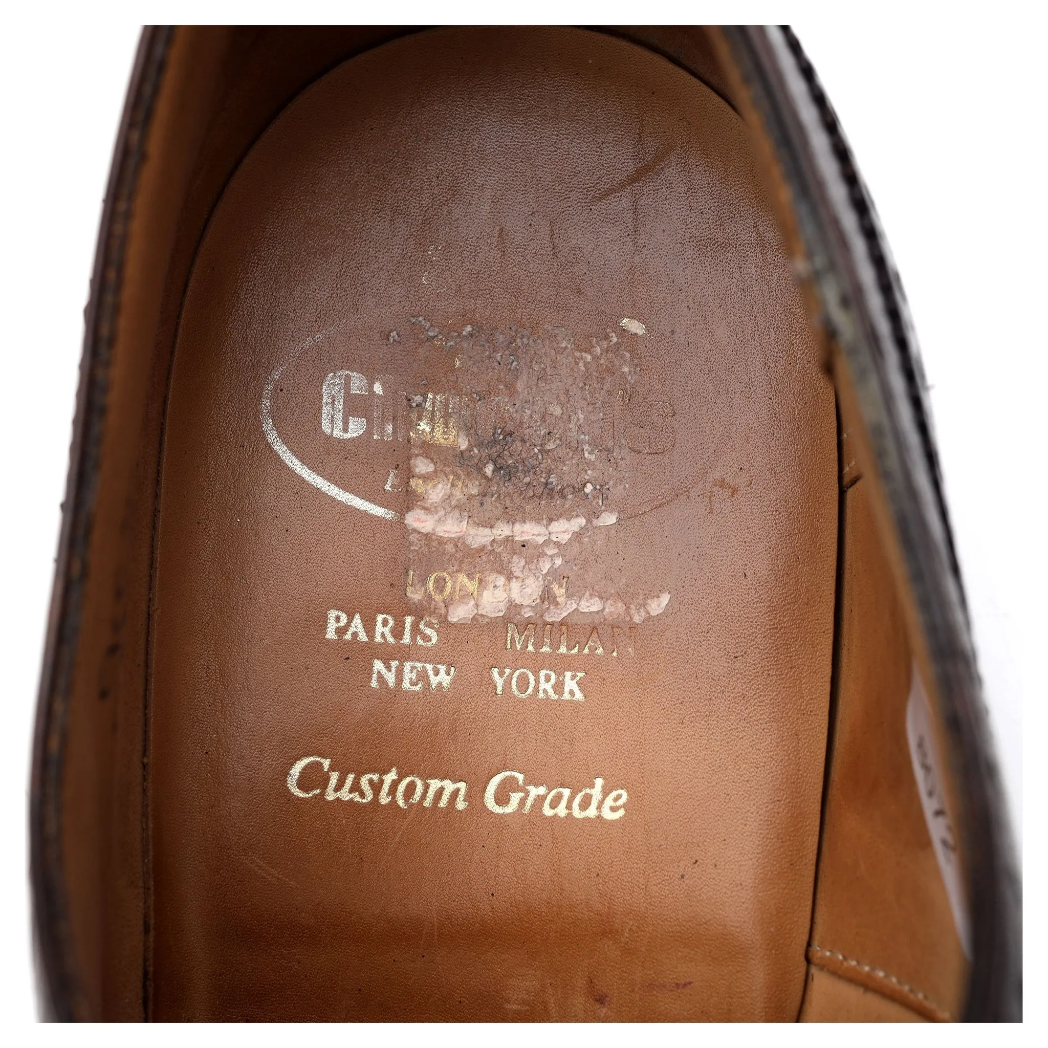 'Chetwynd' Dark Brown Leather Oxford Brogue UK 9.5 F