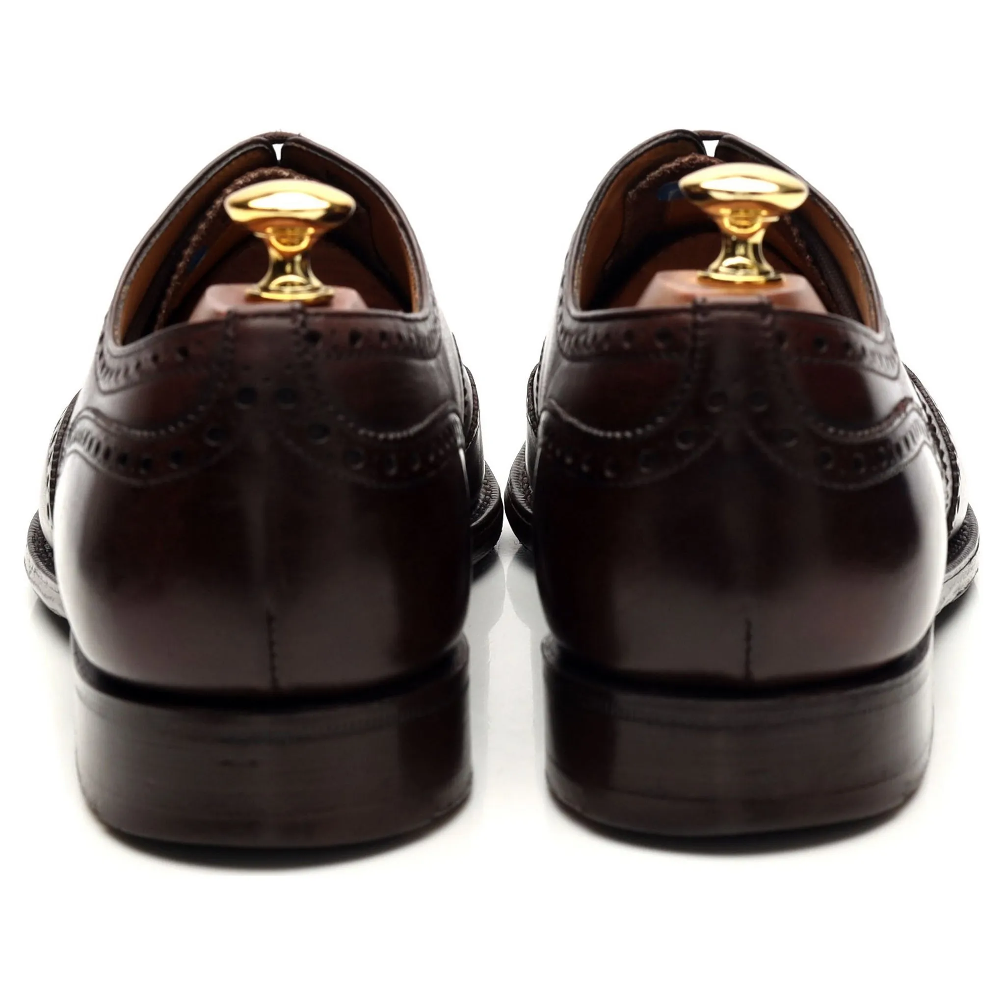 'Chetwynd' Dark Brown Leather Oxford Brogue UK 9.5 F