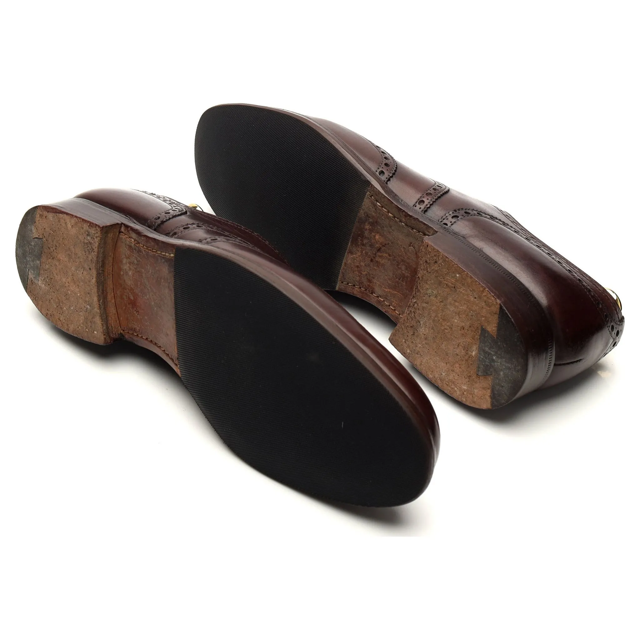 'Chetwynd' Dark Brown Leather Oxford Brogue UK 9.5 F