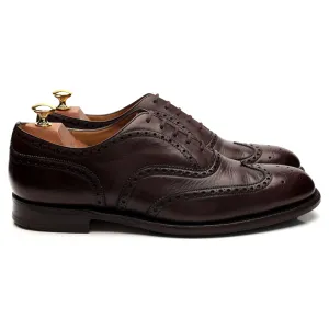 'Chetwynd' Dark Brown Leather Oxford Brogue UK 9.5 F
