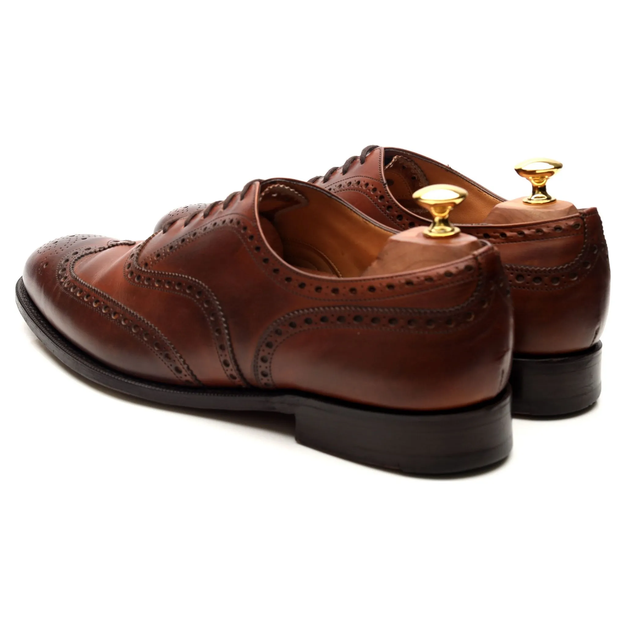 'Chetwynd' Tan Brown Leather Brogues UK 9 G