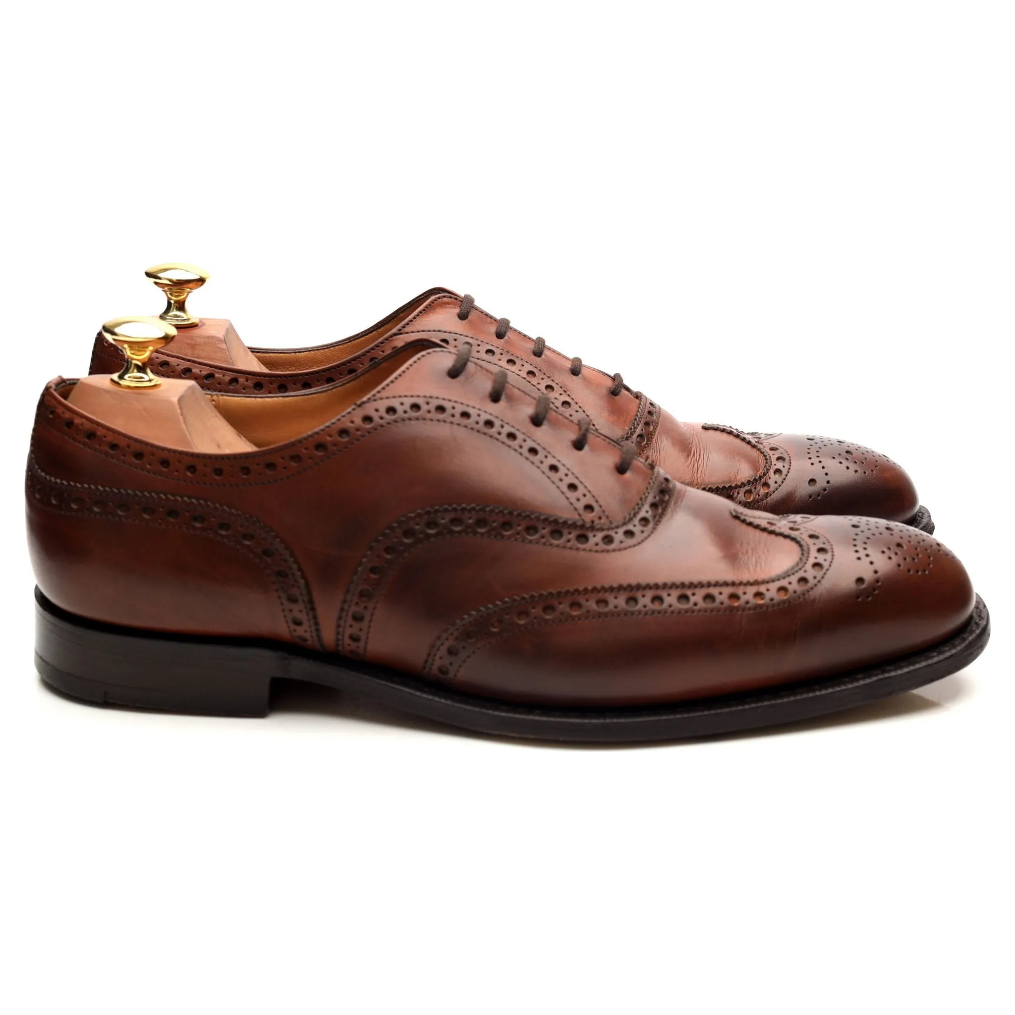 'Chetwynd' Tan Brown Leather Brogues UK 9 G