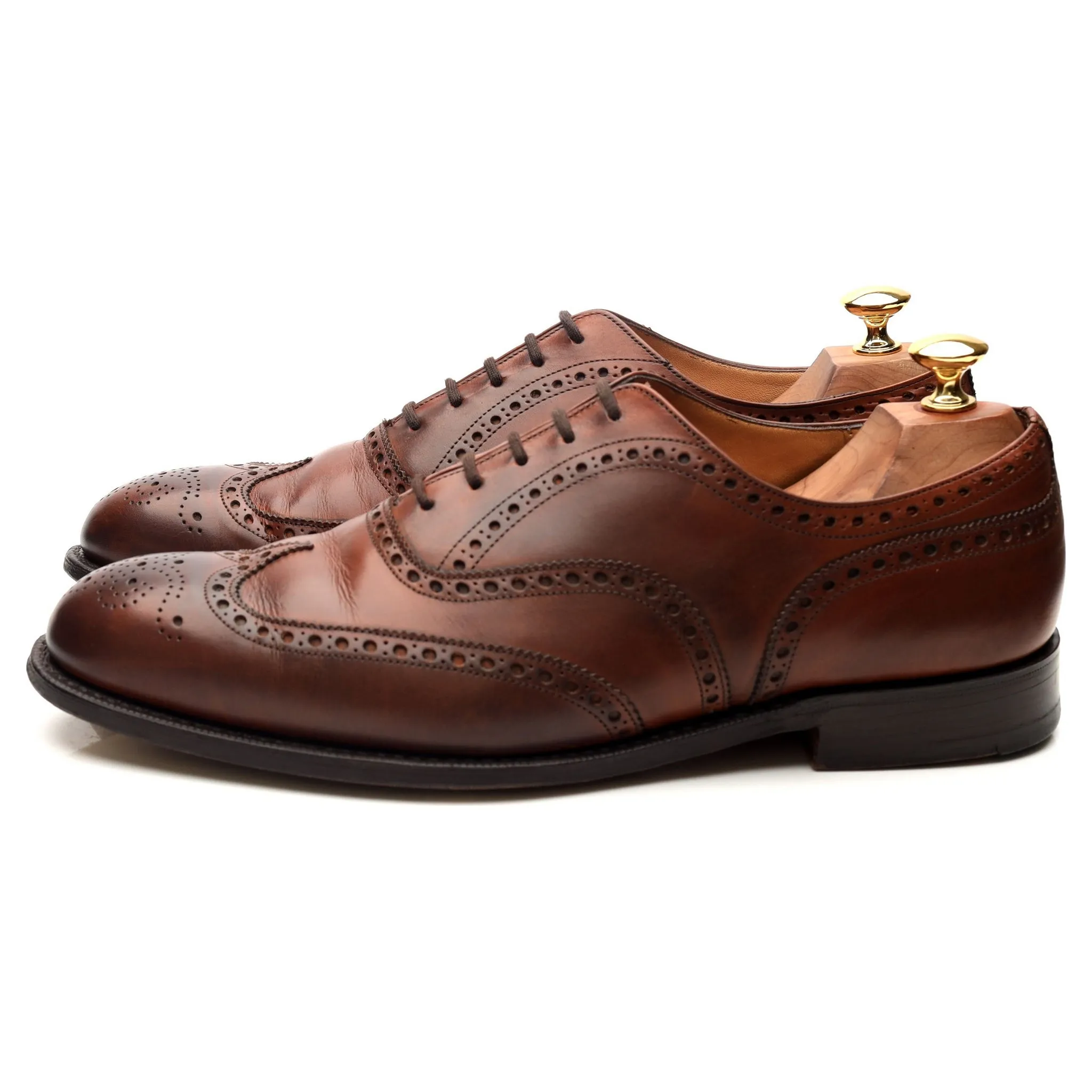 'Chetwynd' Tan Brown Leather Brogues UK 9 G
