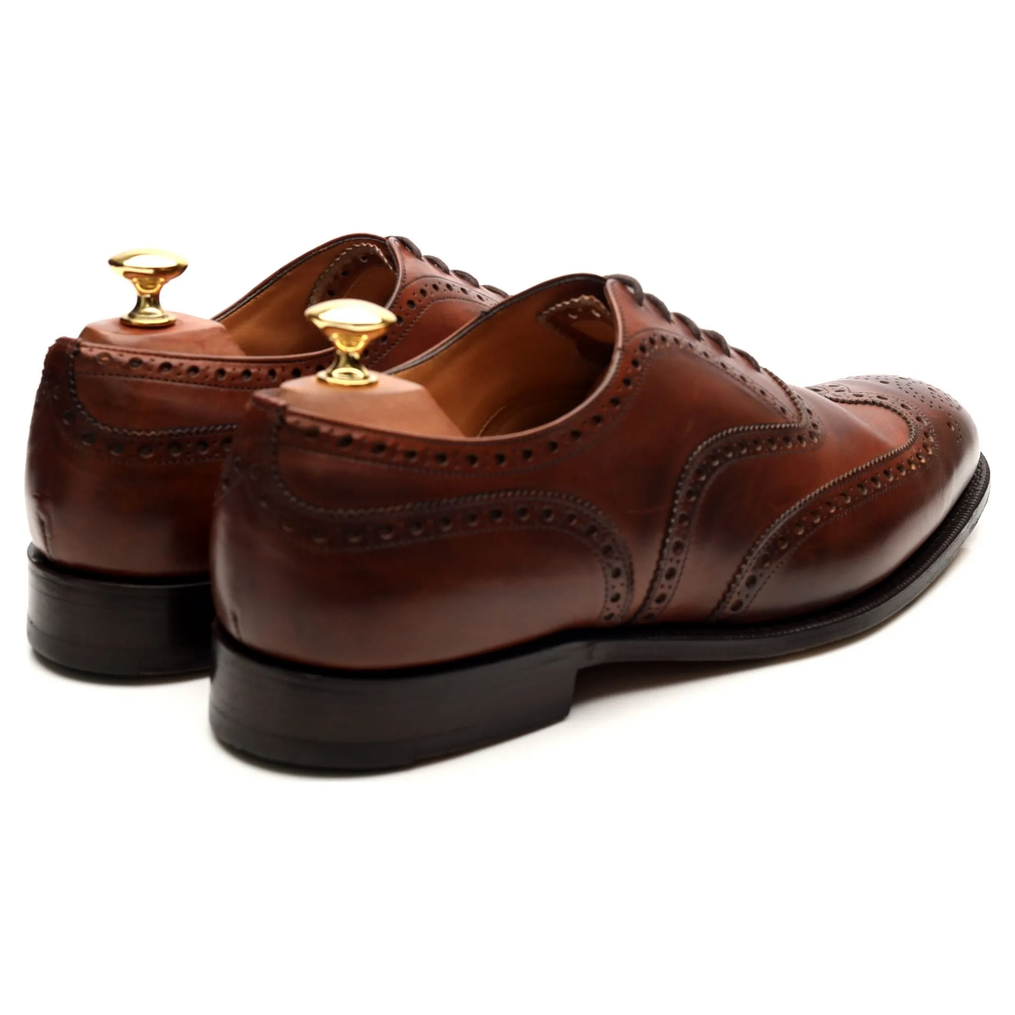 'Chetwynd' Tan Brown Leather Brogues UK 9 G