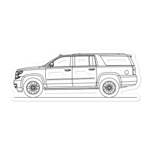 Chevrolet Suburban GMT K2YC Outline Sticker