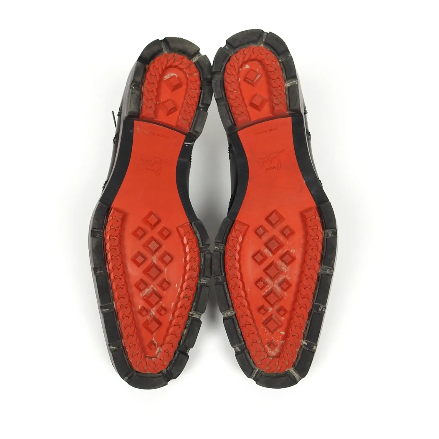 Christian Louboutin Black Leather Brogue Size 42.5
