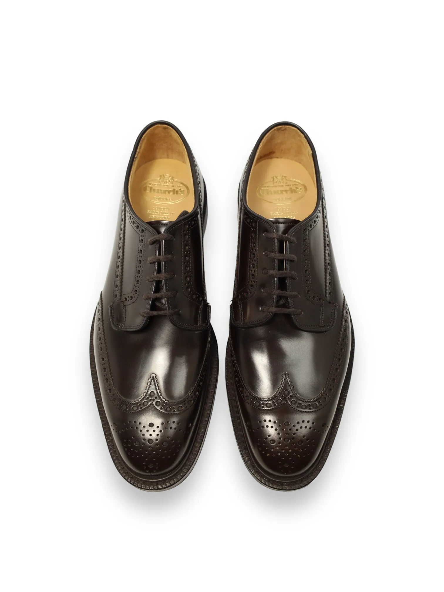 Church's Dark Brown Grafton Brogue Derby Lace-ups