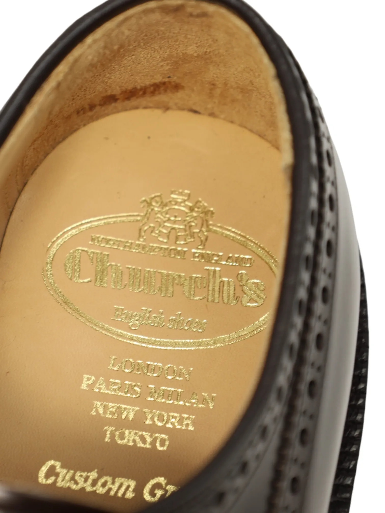 Church's Dark Brown Grafton Brogue Derby Lace-ups