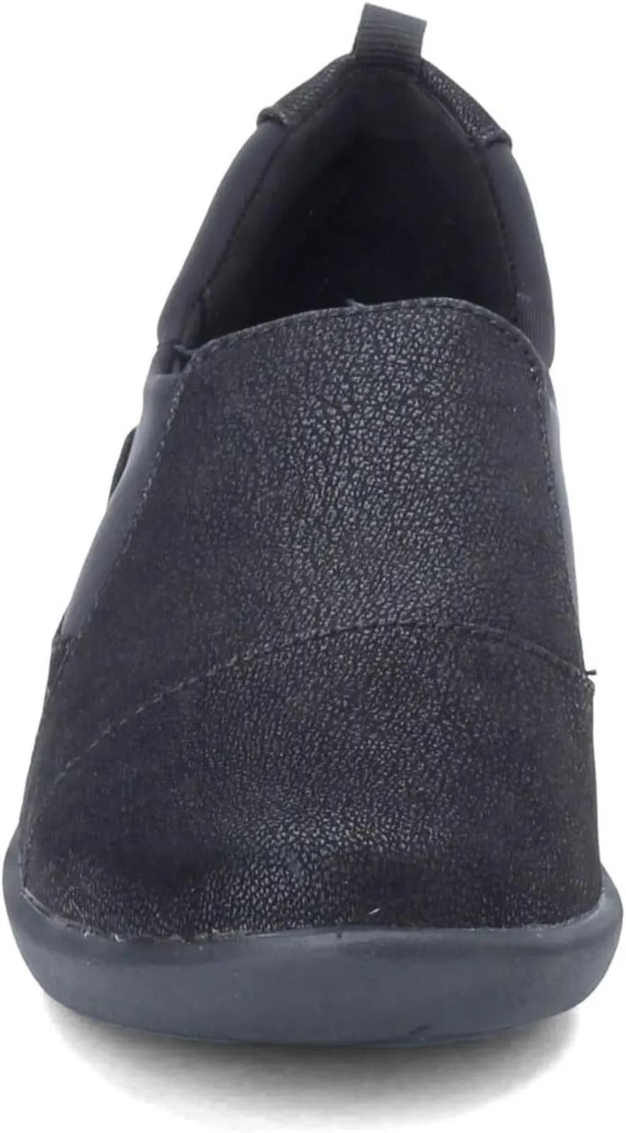 Clarks CloudSteppers Sillian Paz Slip-On Loafer Shoes Black Synthetic Nubuck 11M