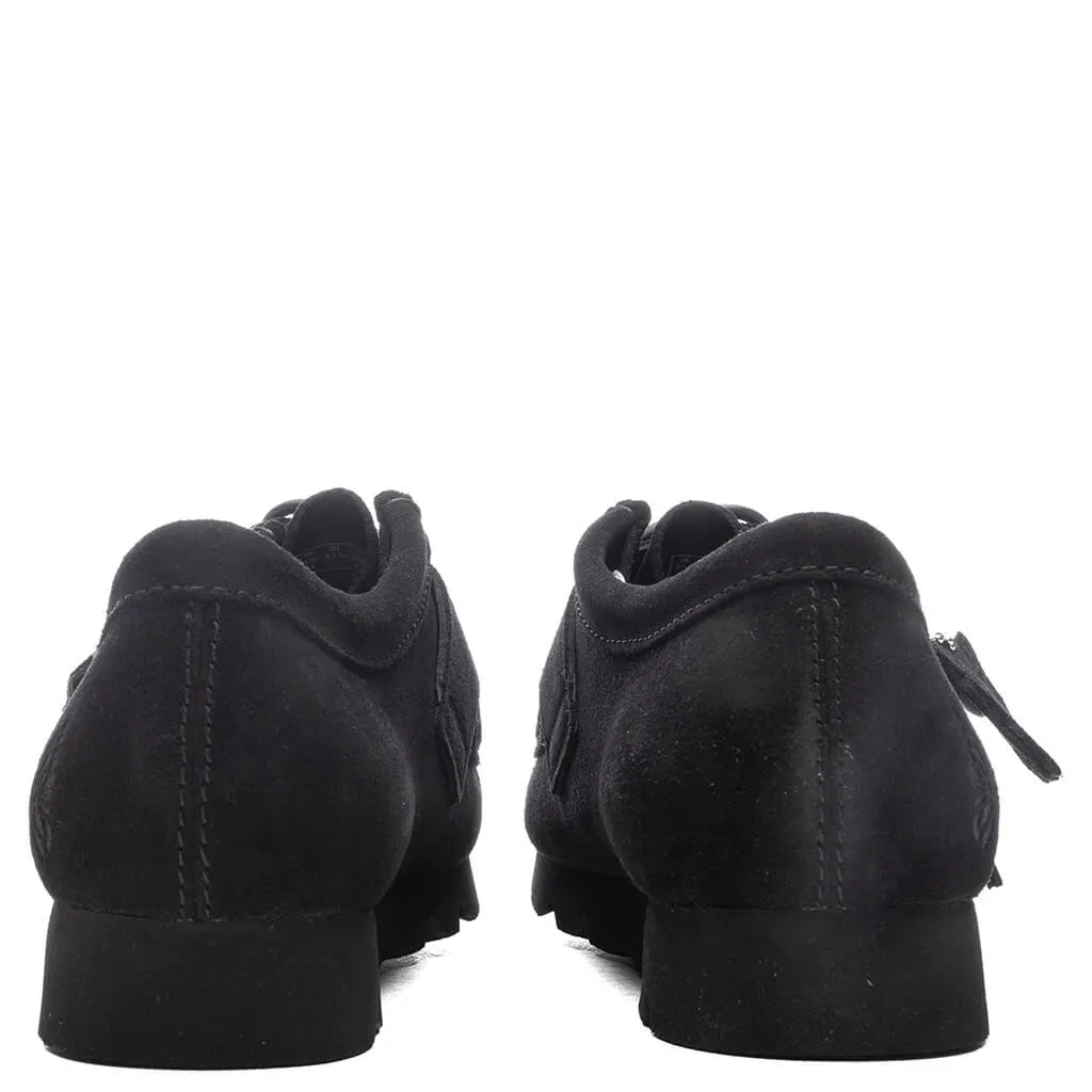 Clarks x Needles Walla Strap Lo Suede - Black