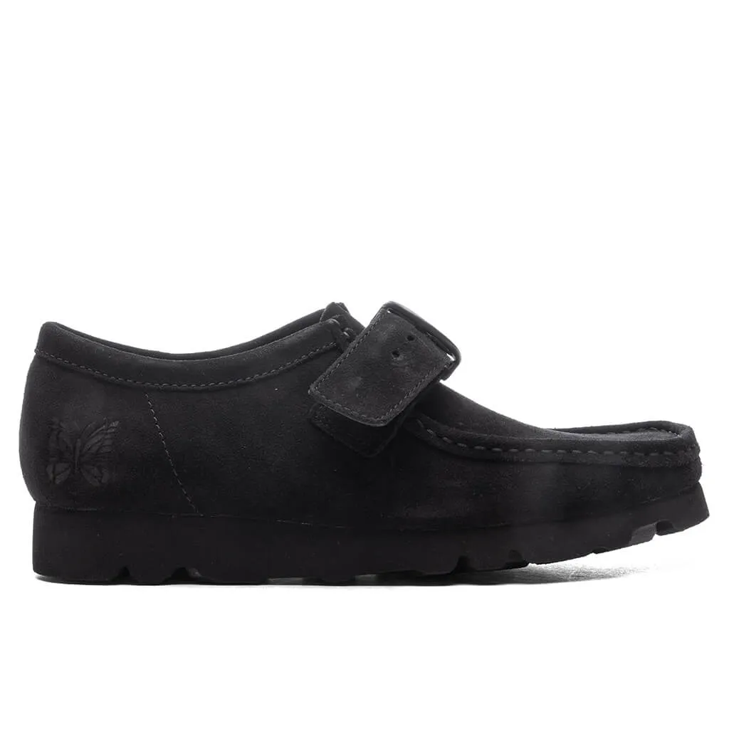 Clarks x Needles Walla Strap Lo Suede - Black