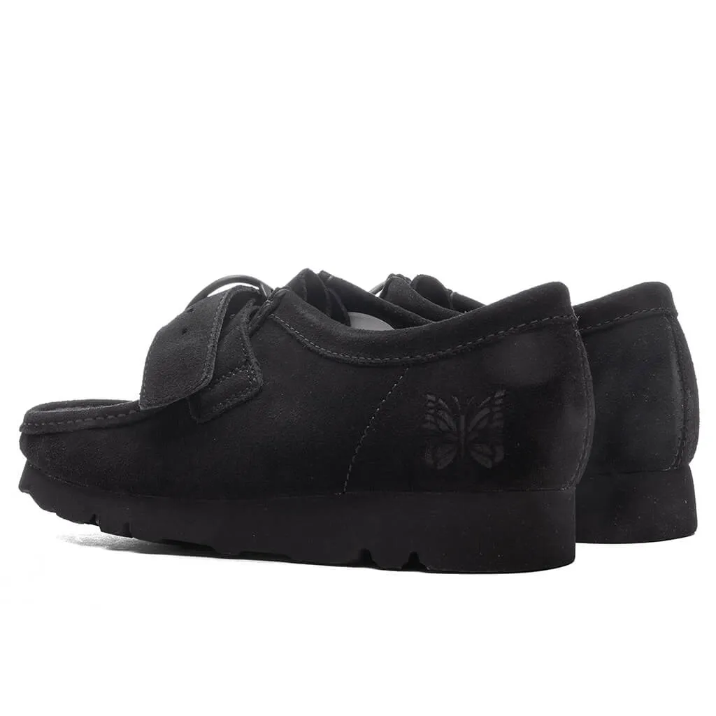 Clarks x Needles Walla Strap Lo Suede - Black