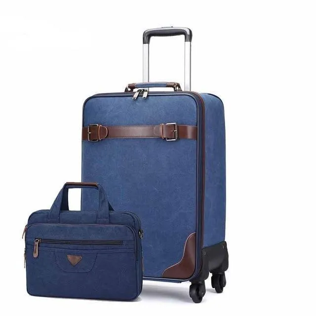 Classic Urban Carry-on Travel Bag and Business Laptop Bag