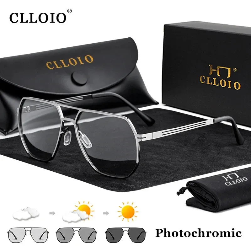 CLLOIO Photochromic Polarized Sunglasses for Men