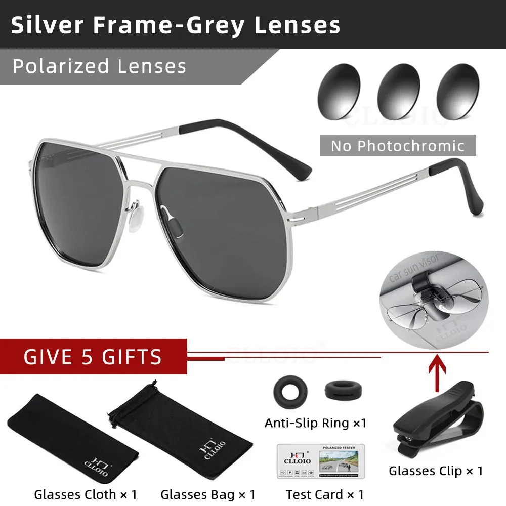 CLLOIO Photochromic Polarized Sunglasses for Men